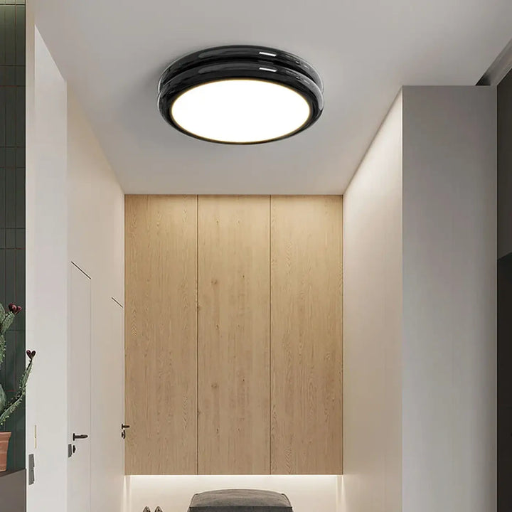 Plafonnier led design minimaliste rond lumineux chic