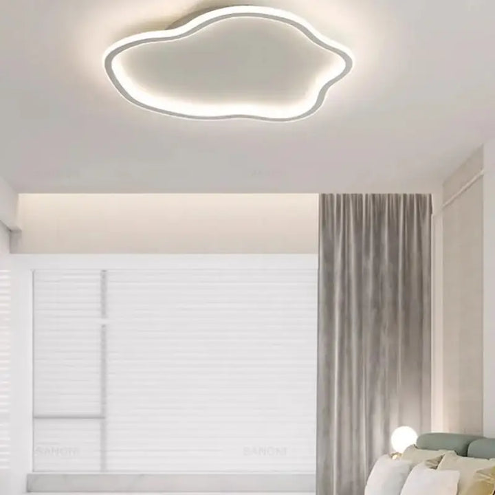 Plafonnier led design nuage moderne éclairage doux