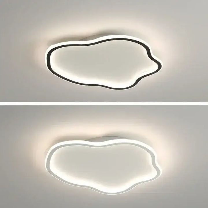 Plafonnier led design nuage moderne éclairage doux