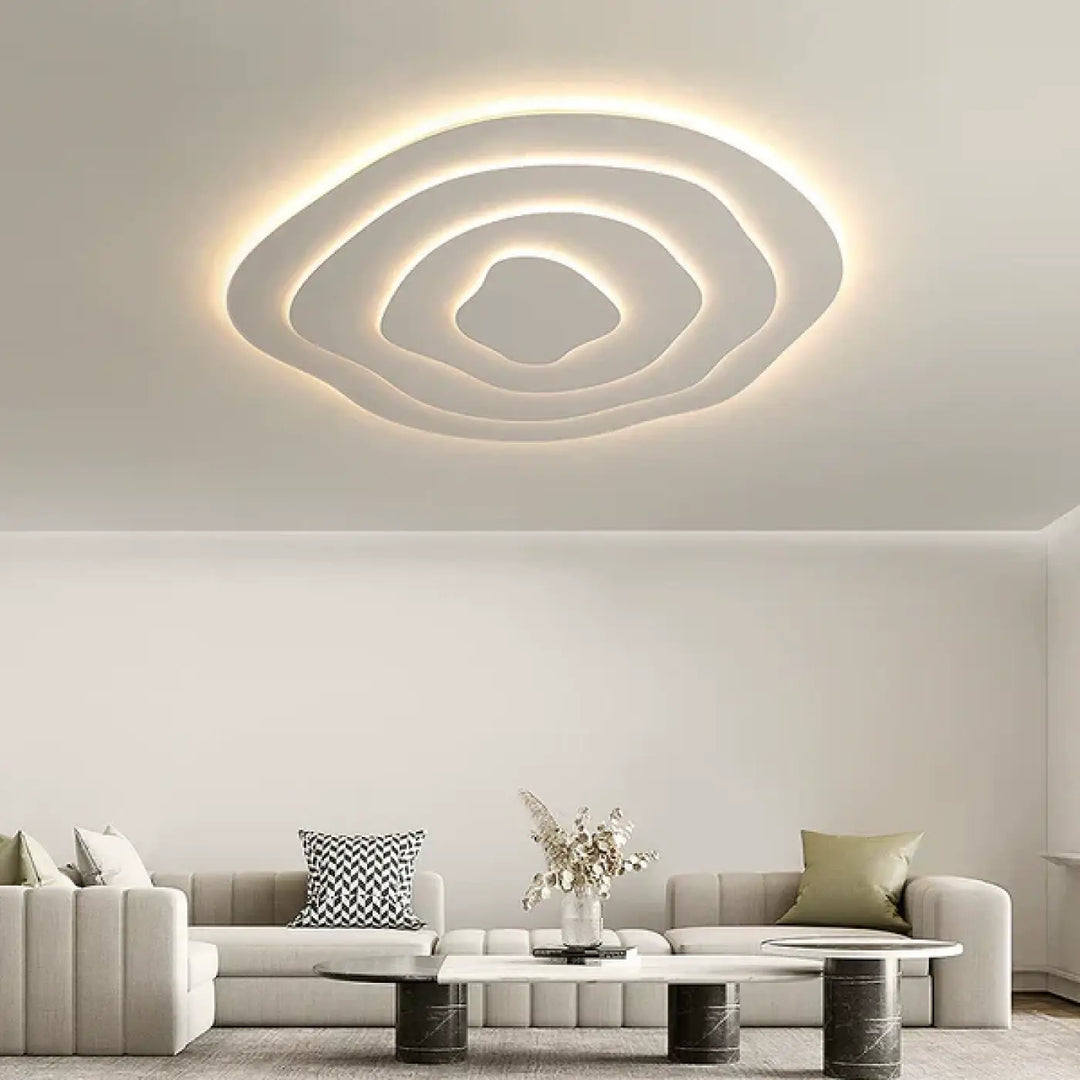 Plafonnier LED Design Spirale Moderne pour Intérieur