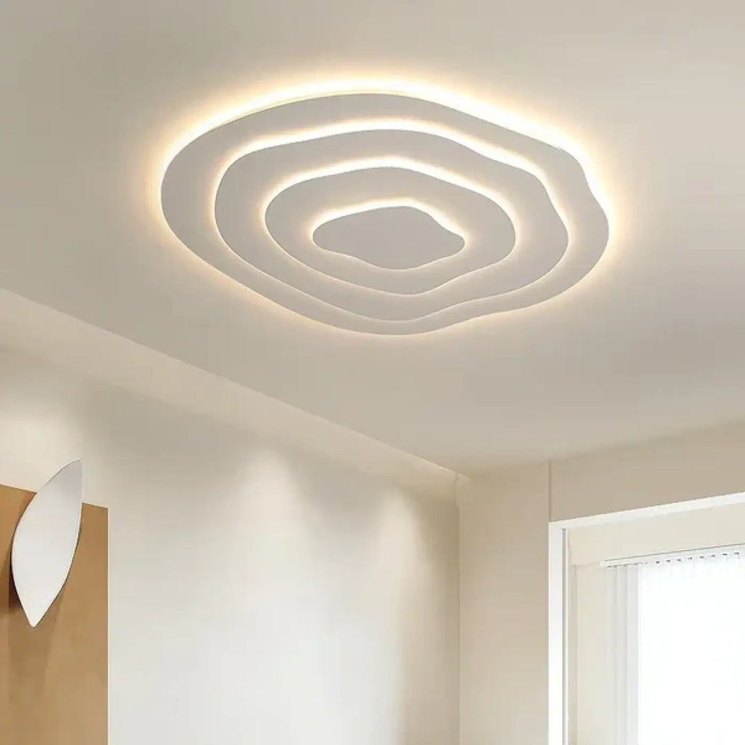 Plafonnier LED Design Spirale Moderne pour Intérieur