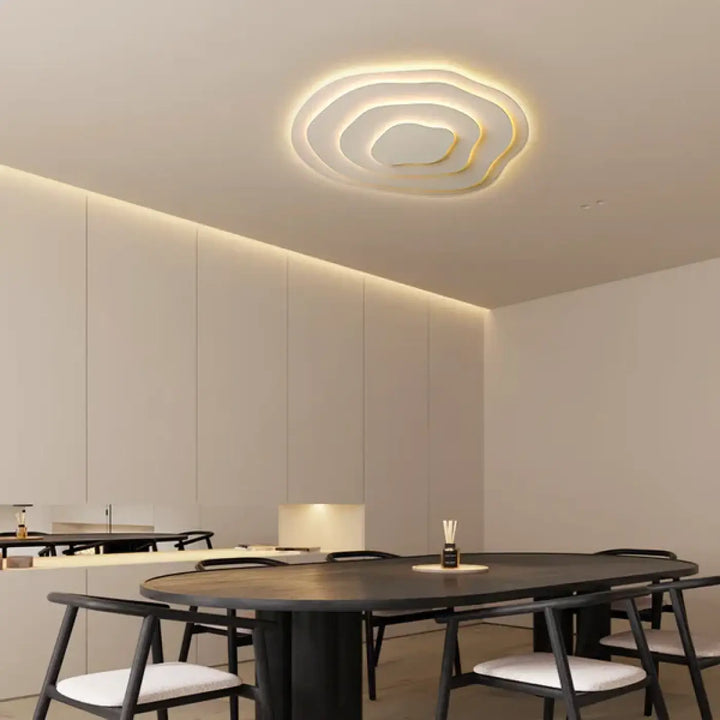 Plafonnier LED Design Spirale Moderne pour Intérieur