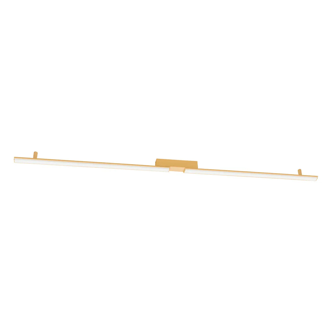 Luminaire plafonnier doré collection lagom allie design minimaliste avec excellent finition et diffuseur en verre dépoli