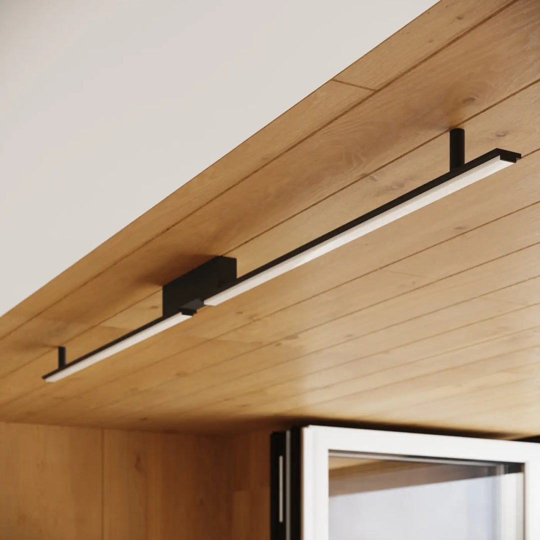 Luminaire plafonnier lagom 4000k rouge ocre en design minimaliste avec excellente finition et collection lagom allié