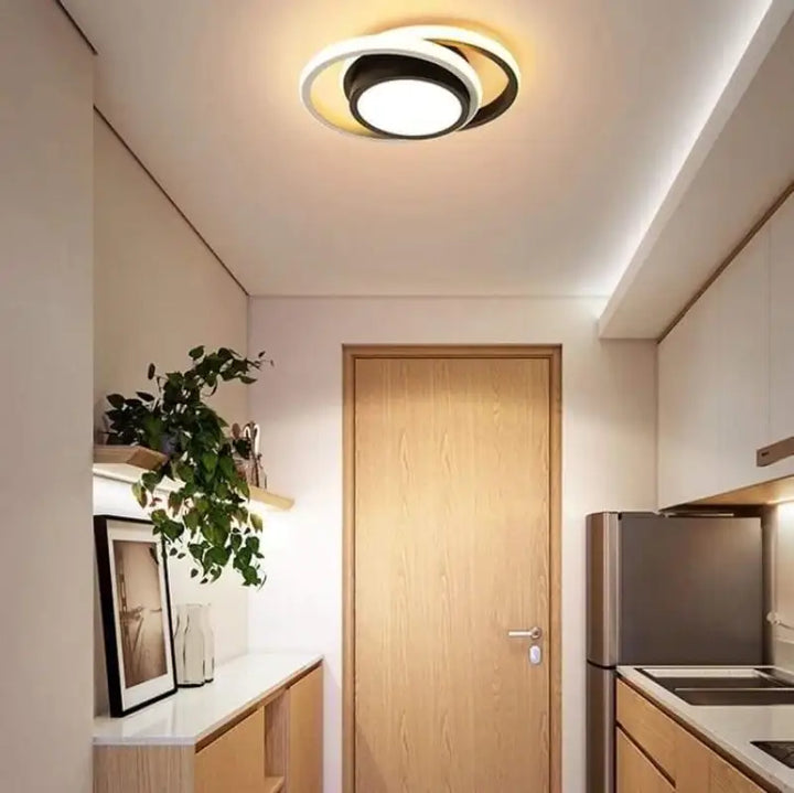 Plafonnier LED Pas Cher à Boucles Circulaires