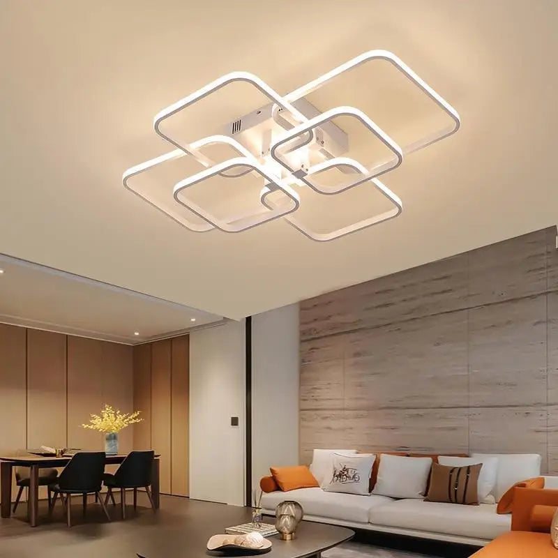 Plafonnier Led Rectangulaire Acrylique