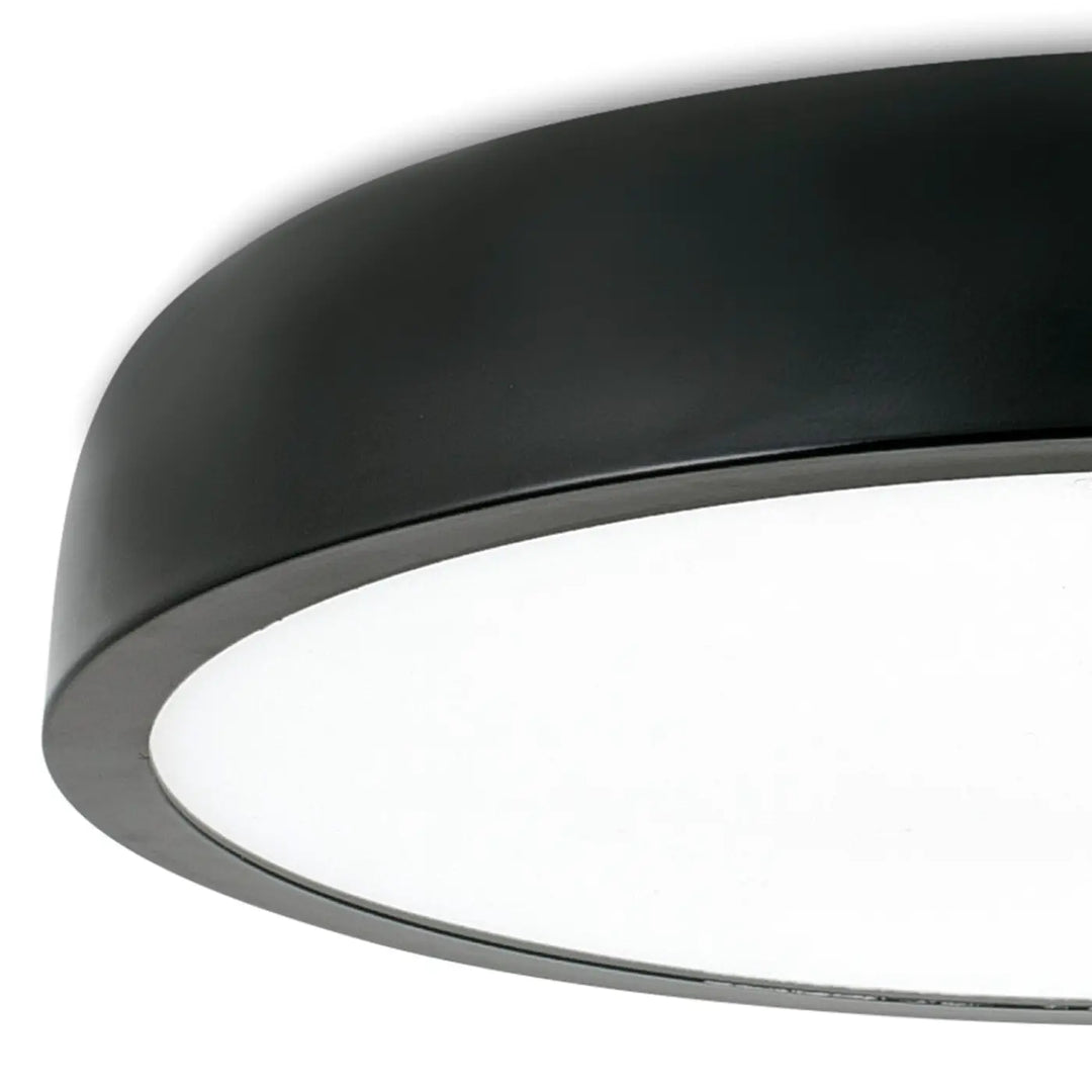 Détail du plafonnier Cocotte noir