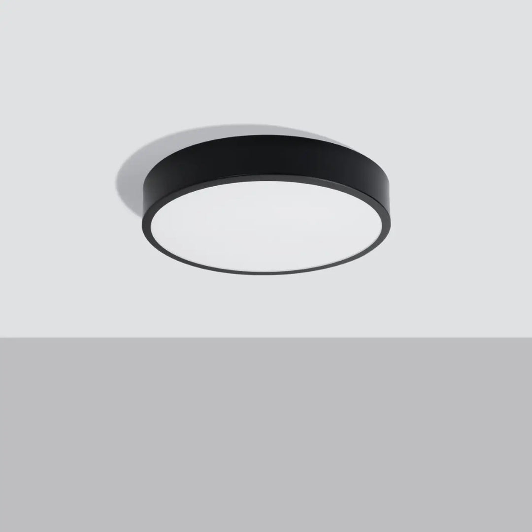 Luminaire plafonnier noir éteint
