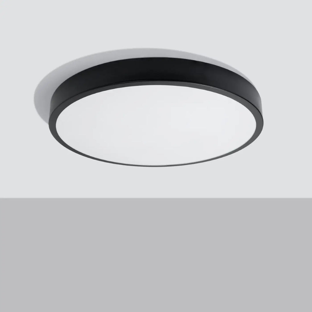 Luminaire plafonnier noir éteint