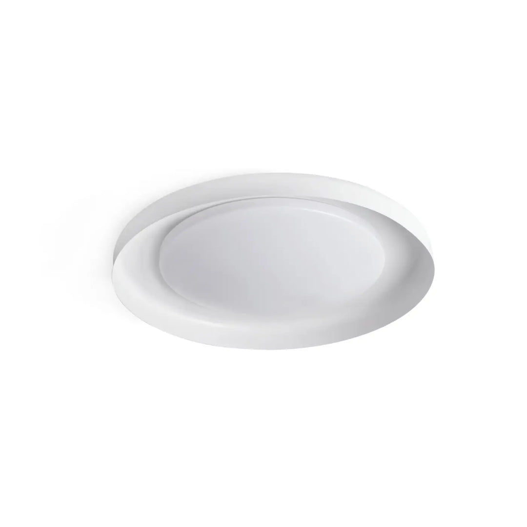 Plafonnier LED Dolme blanc de Faro Barcelona