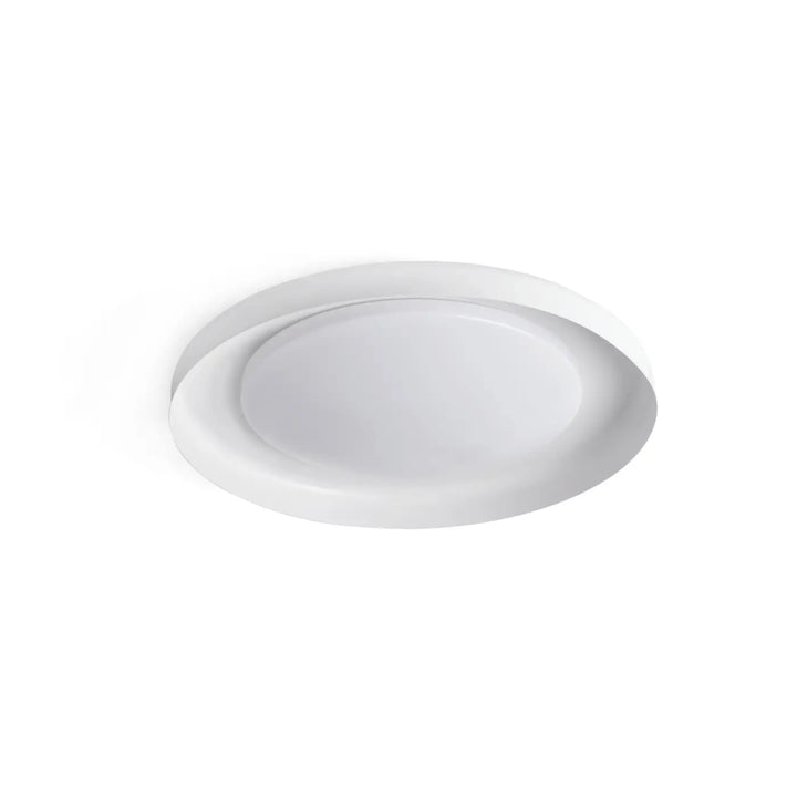 Plafonnier LED Dolme blanc de Faro Barcelona