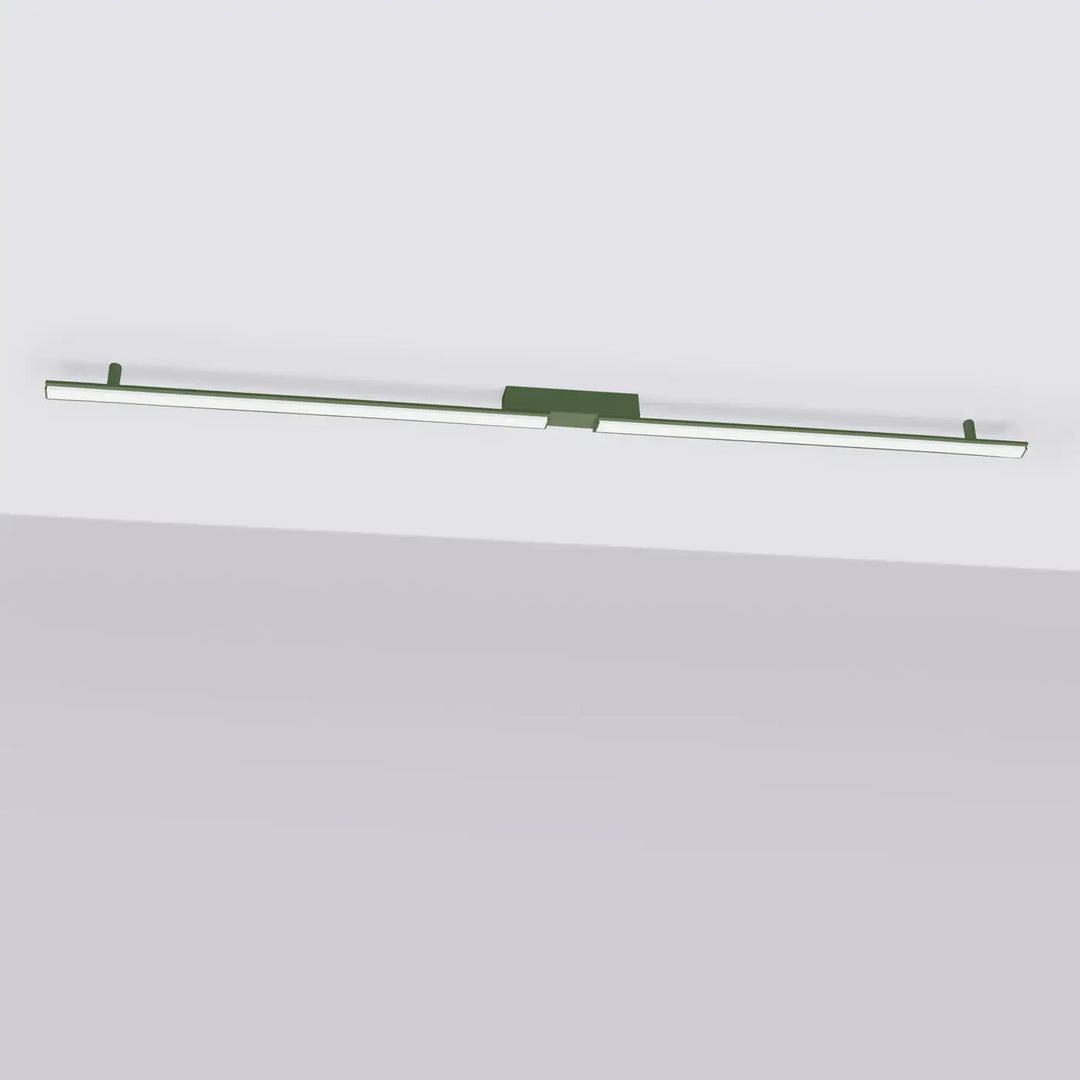 Luminaire plafonnier lagom 3000k vert olive design minimaliste avec led intégré collection lagom allient excellente qualité
