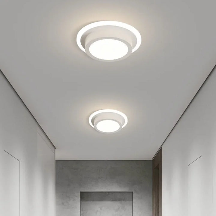 Plafonnier luminaire design led en forme sculptée élégant