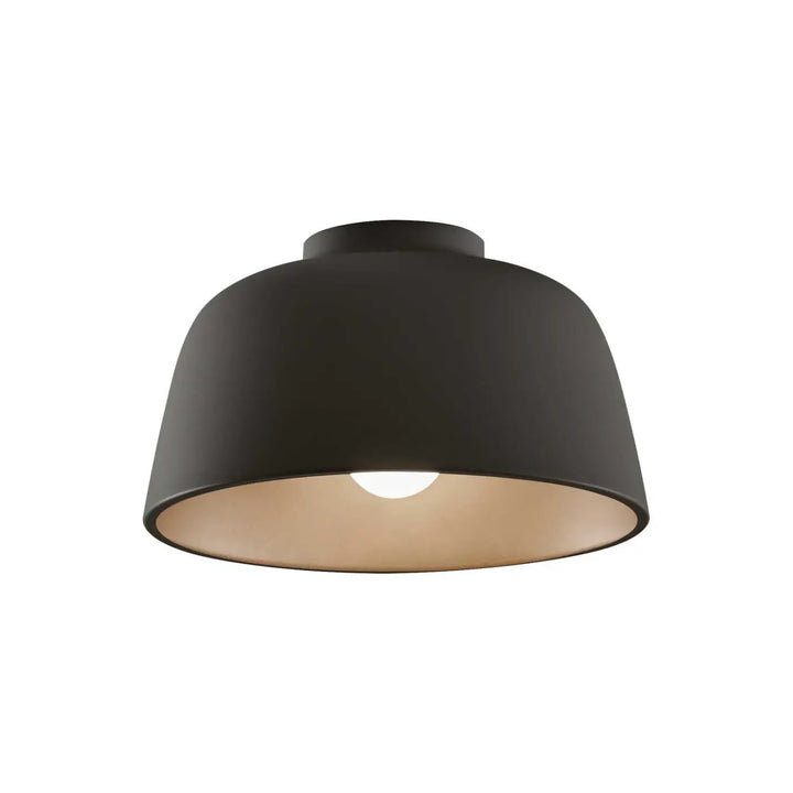Plafonnier Miso noir au style minimaliste #couleur_noir