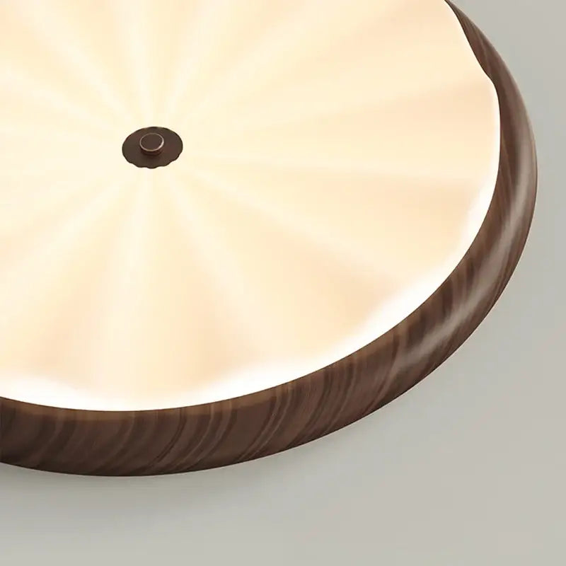 Plafonnier moderne blanc ondulé en verre luminaire led