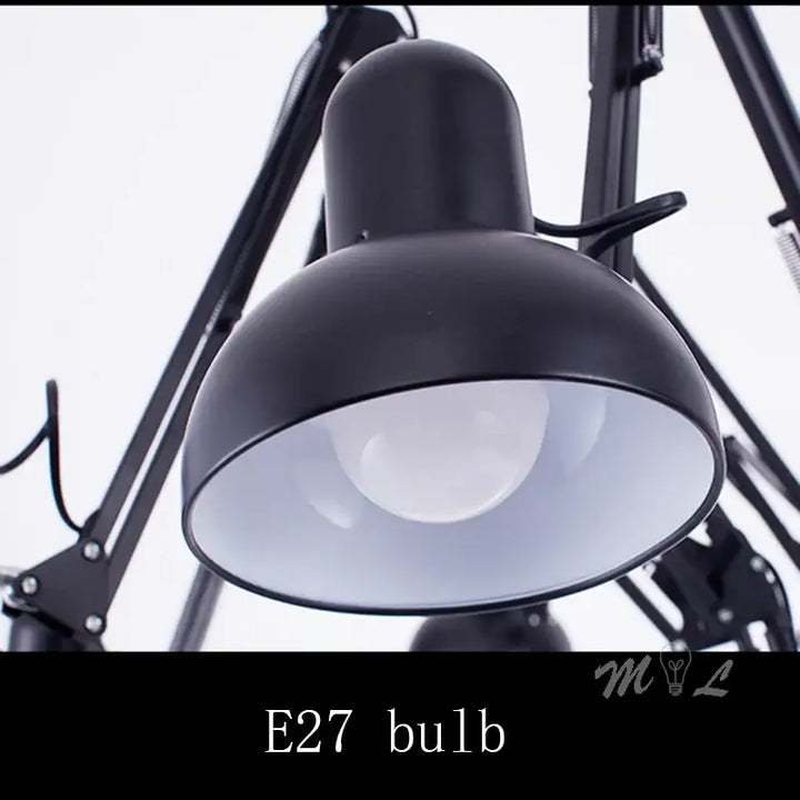 Plafonnier moderne têtes design noir éclairage led