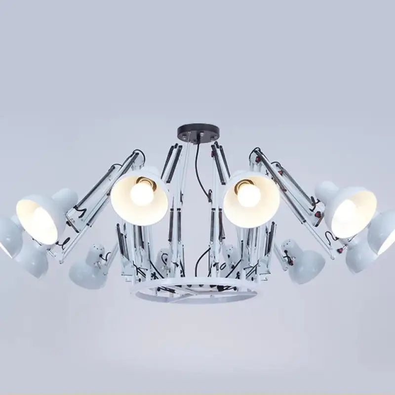 Plafonnier moderne têtes design noir éclairage led