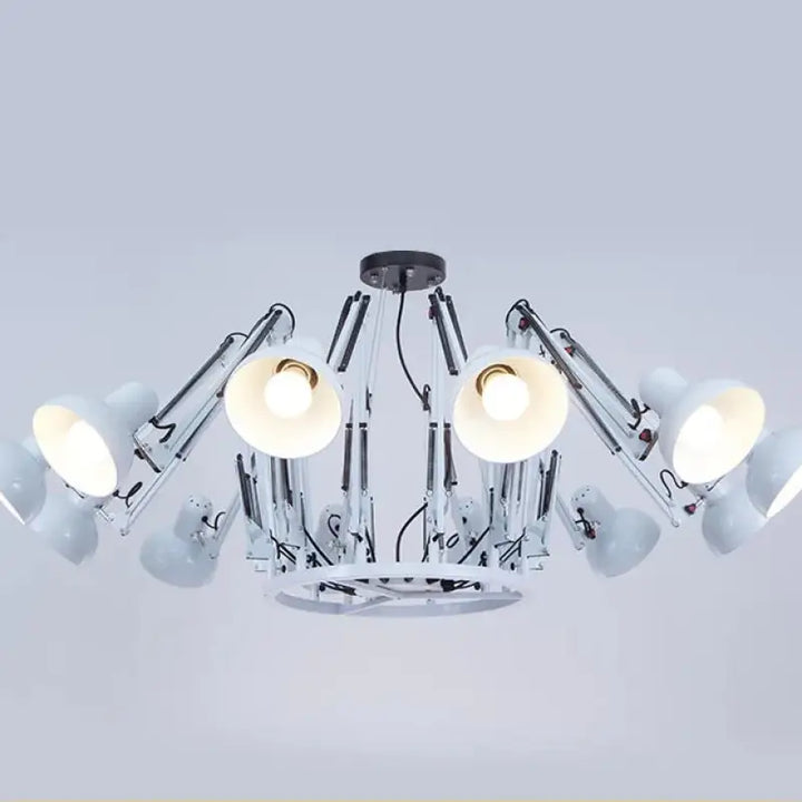 Plafonnier moderne têtes design noir éclairage led