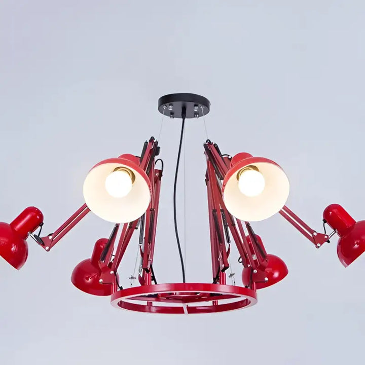 Plafonnier moderne têtes design noir éclairage led