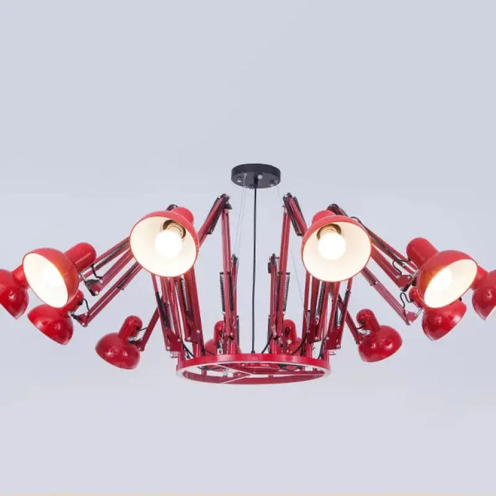 Plafonnier moderne têtes design noir éclairage led