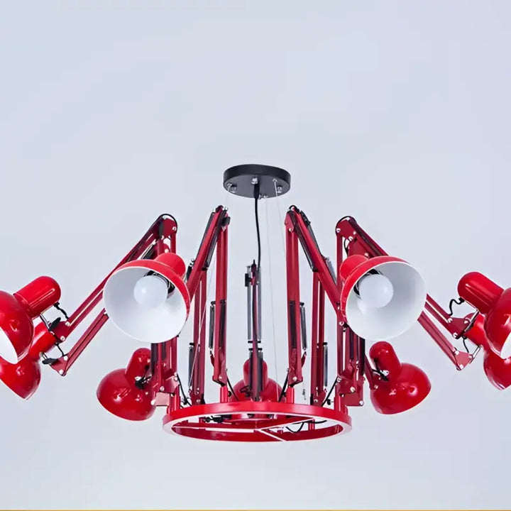 Plafonnier moderne têtes design noir éclairage led