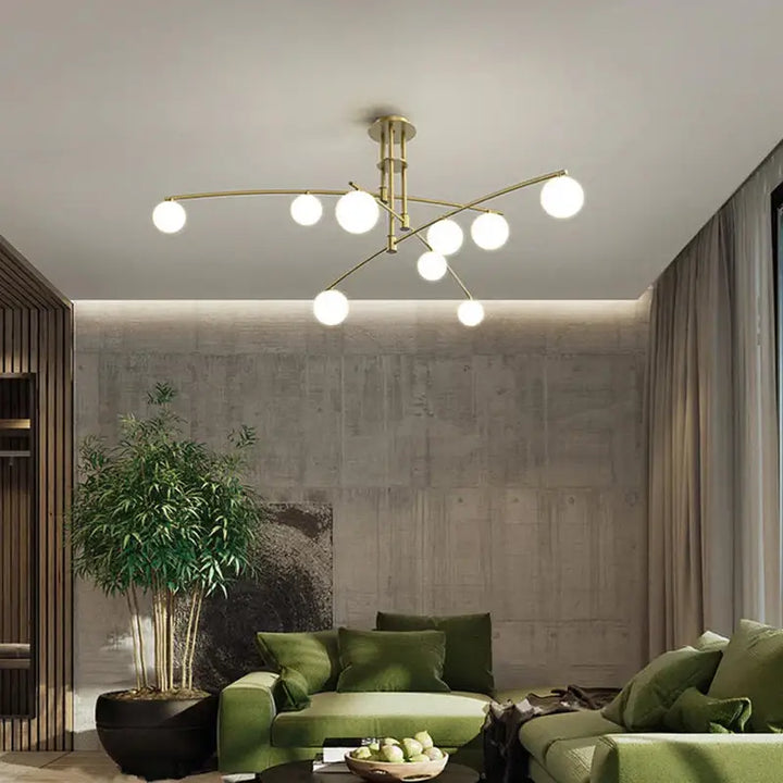 Nordic Chandelier Modern Minimalist Style Home Living Room Lamps Bedroom Decor Pendant Lamp G9LED Iron art Hanging