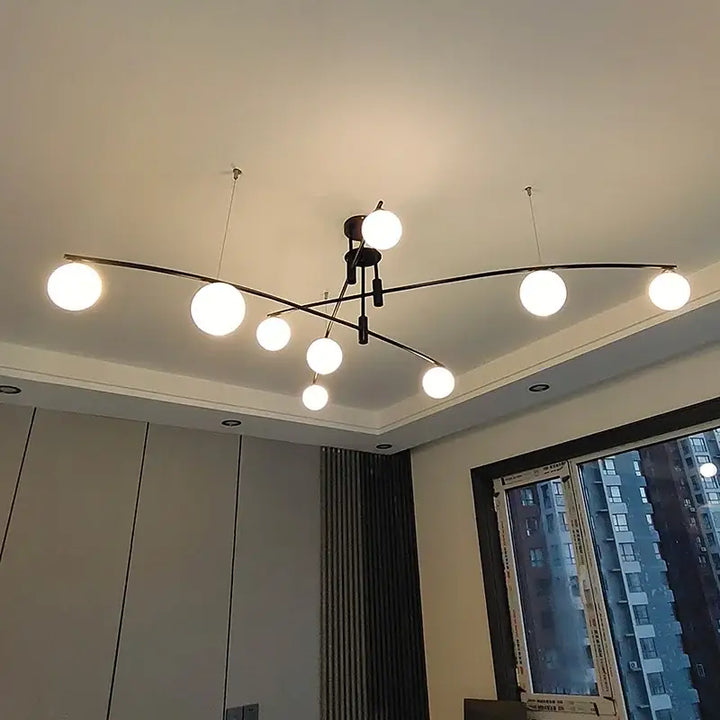 Nordic Chandelier Modern Minimalist Style Home Living Room Lamps Bedroom Decor Pendant Lamp G9LED Iron art Hanging