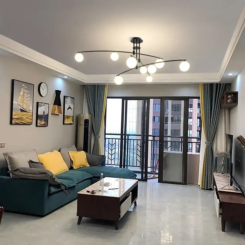 Nordic Chandelier Modern Minimalist Style Home Living Room Lamps Bedroom Decor Pendant Lamp G9LED Iron art Hanging