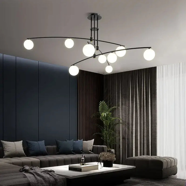 Nordic Chandelier Modern Minimalist Style Home Living Room Lamps Bedroom Decor Pendant Lamp G9LED Iron art Hanging