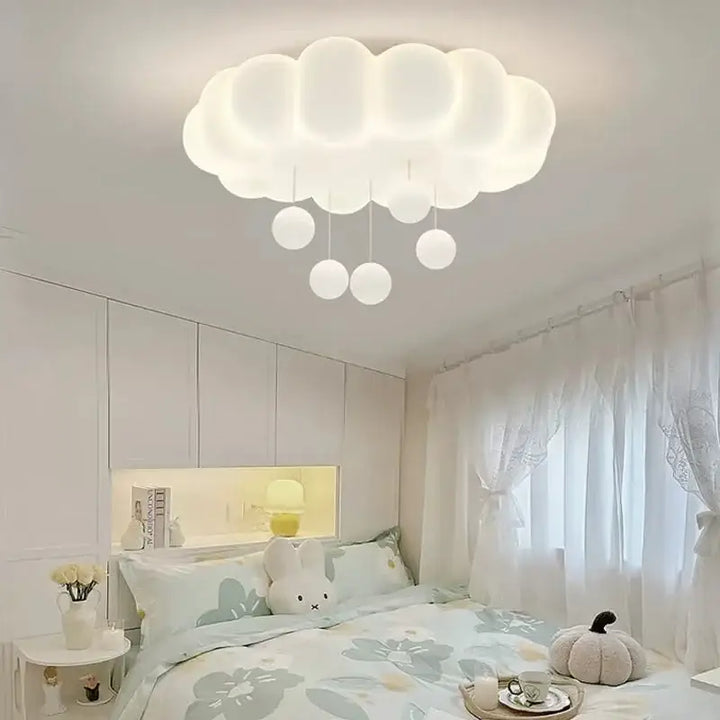 Plafonnier Nuage LED Pour Chambre D’enfant Avec Suspensions