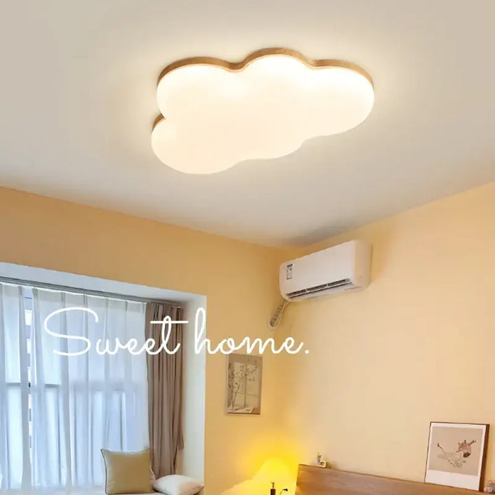 Plafonnier nuage LED style scandinave pour chambre enfant


