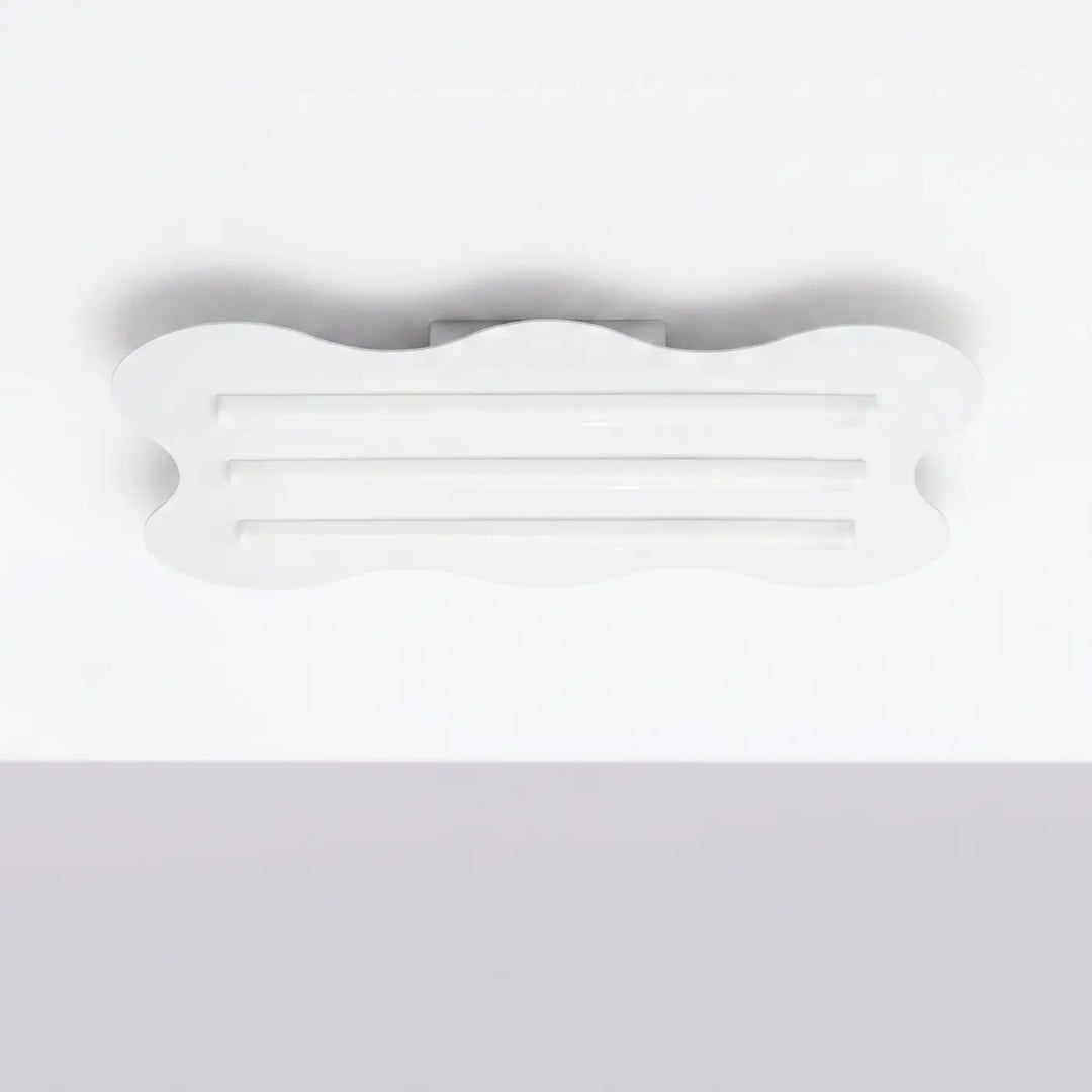 Plafonnier KLOVER blanc éteinte, au plafond