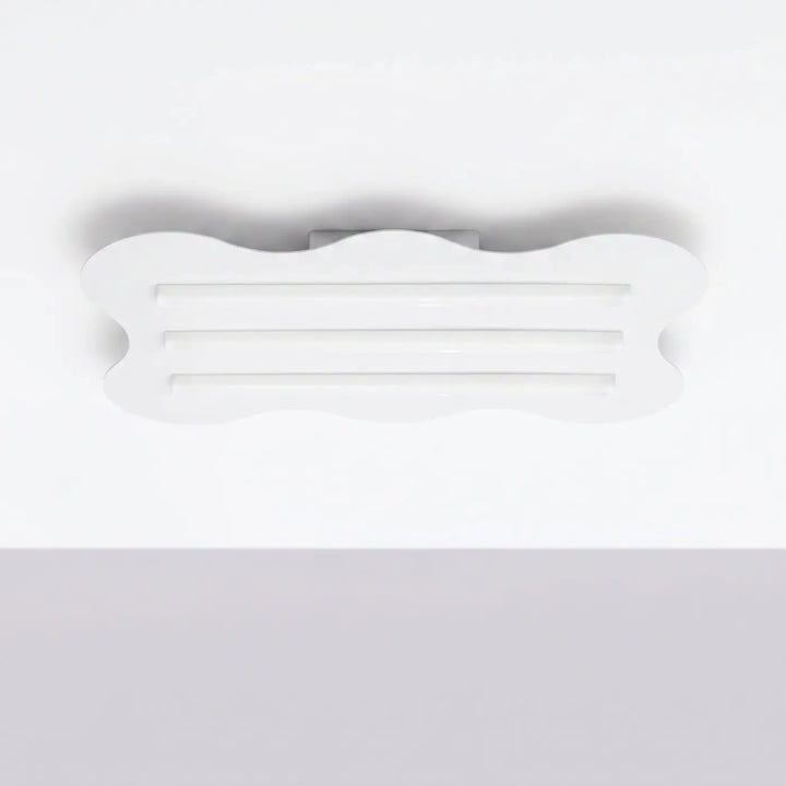 Plafonnier KLOVER blanc éteinte, au plafond