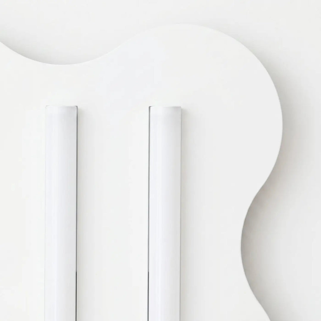 Plafonnier KLOVER blanc détail de la découpe