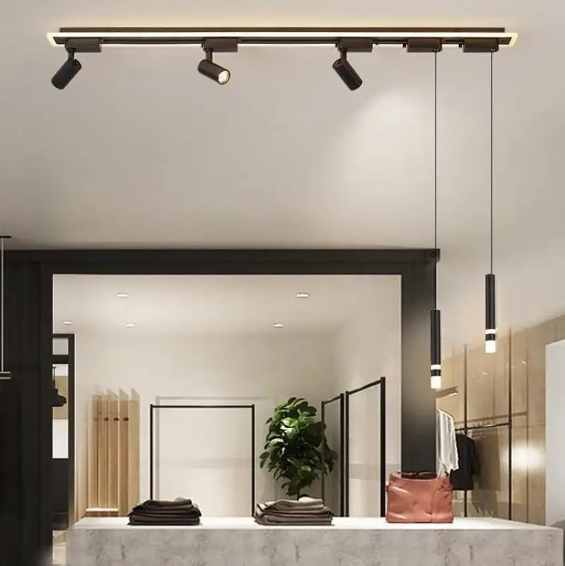 Plafonnier Sur Rail Aluminium Éclairage Ciblé