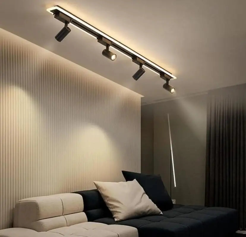 Plafonnier Sur Rail Aluminium Éclairage Ciblé