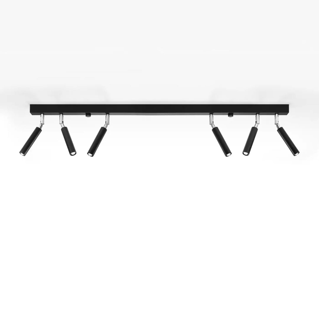 Luminaire plafonnier noir éteint