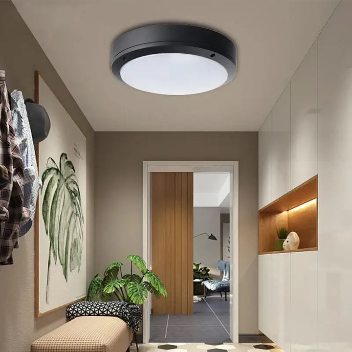 Plafonnier rond led fin design moderne et minimaliste