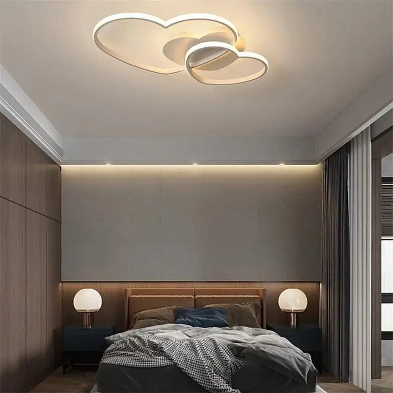 Luminaire Plafonnier Rose Forme De Cœur