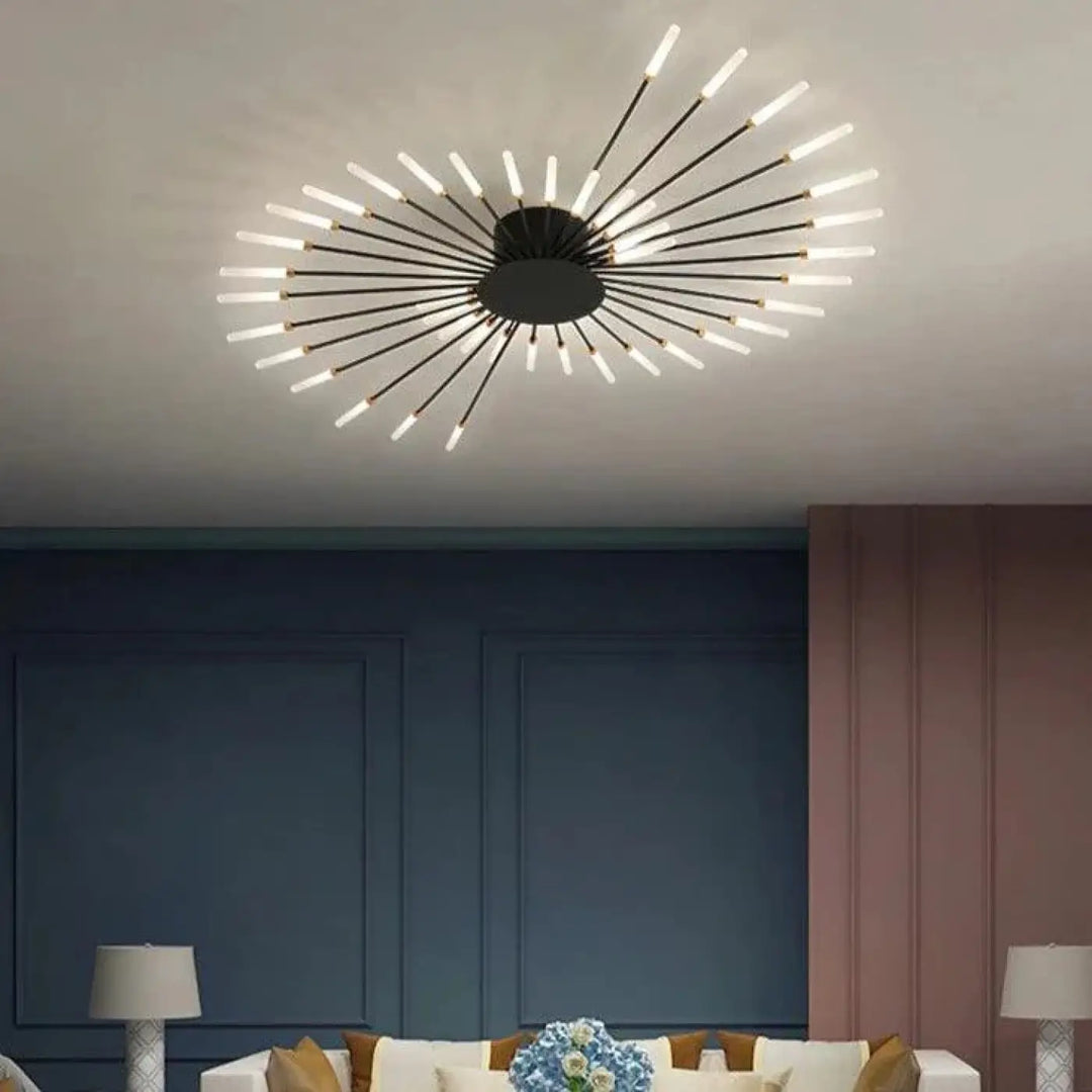 plafonnier led noir