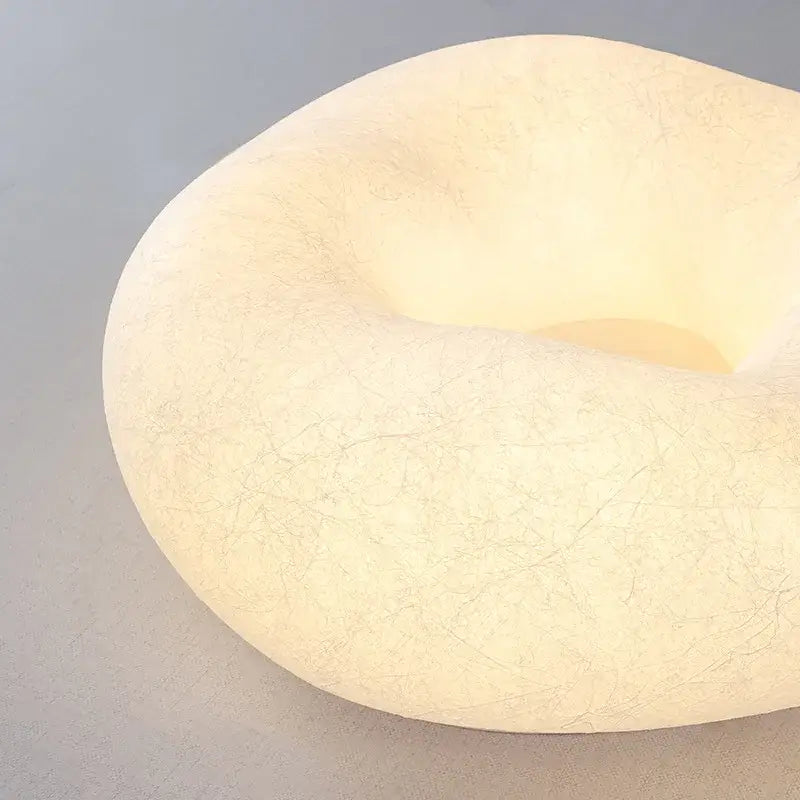 Plafonnier Sculptural En Forme Libre Style Nuage Crème

