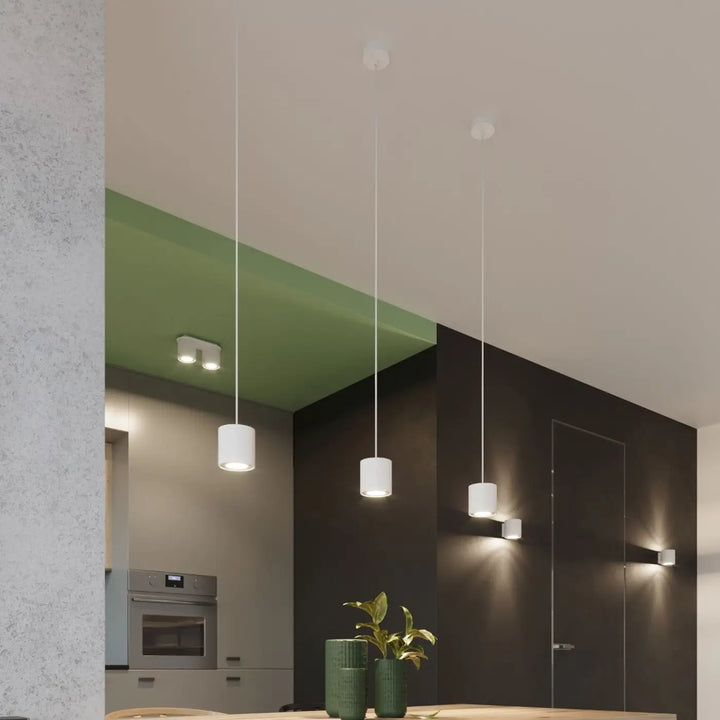 Luminaire Plafonnier blanc dans un intérieur contemporain