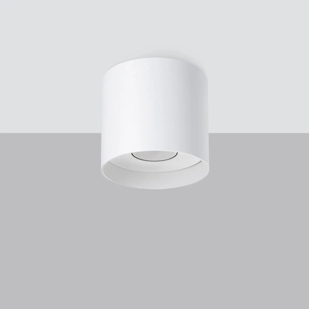 Luminaire plafonnier blanc éteint