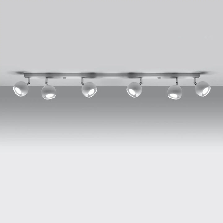 Luminaire plafonnier blanc allumé