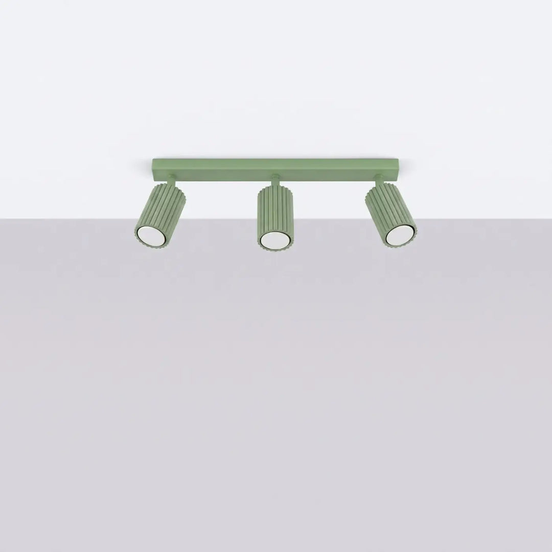 Luminaire Plafonnier sauge éteinte, vue rapprochée