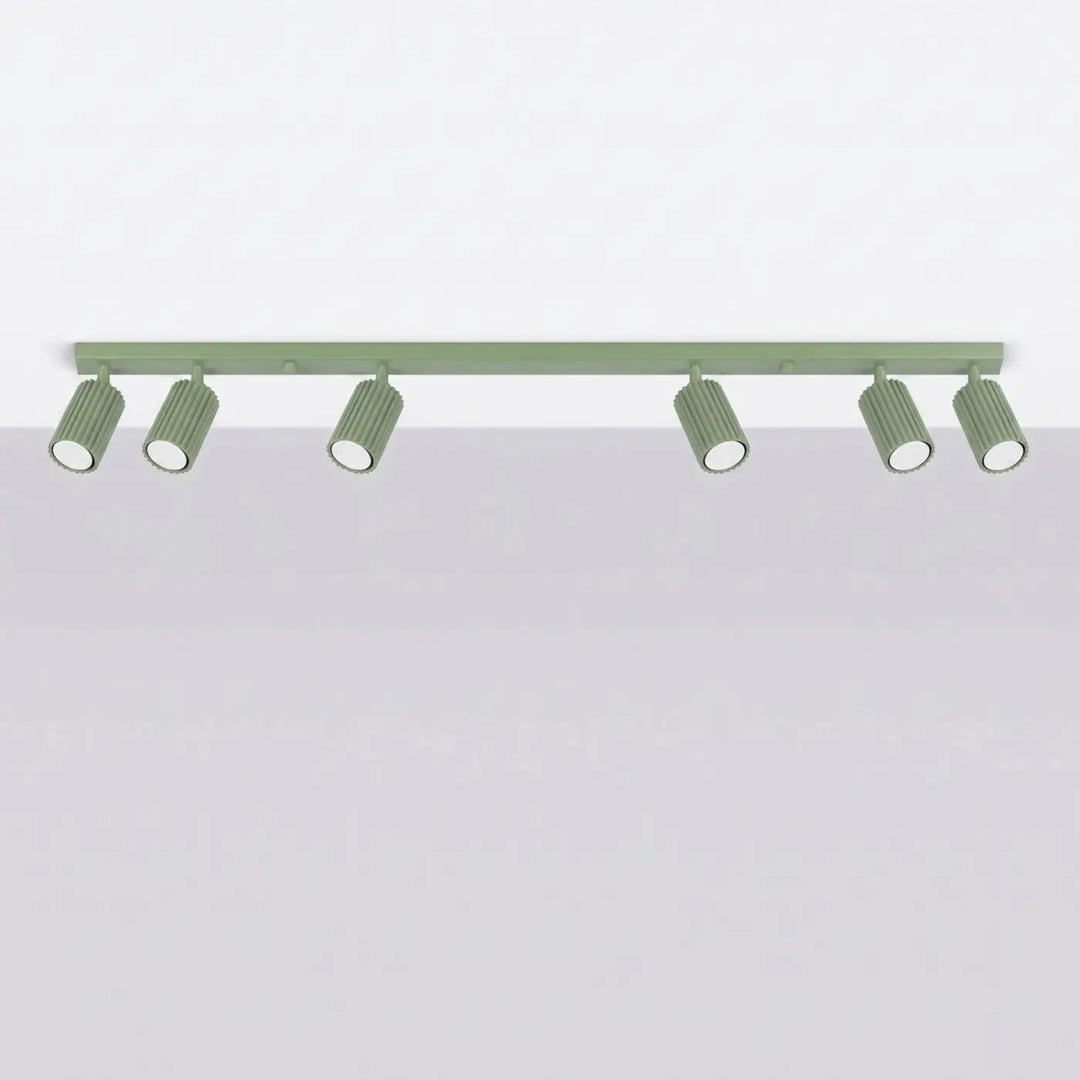 Luminaire Plafonnier sauge éteinte, vue rapprochée