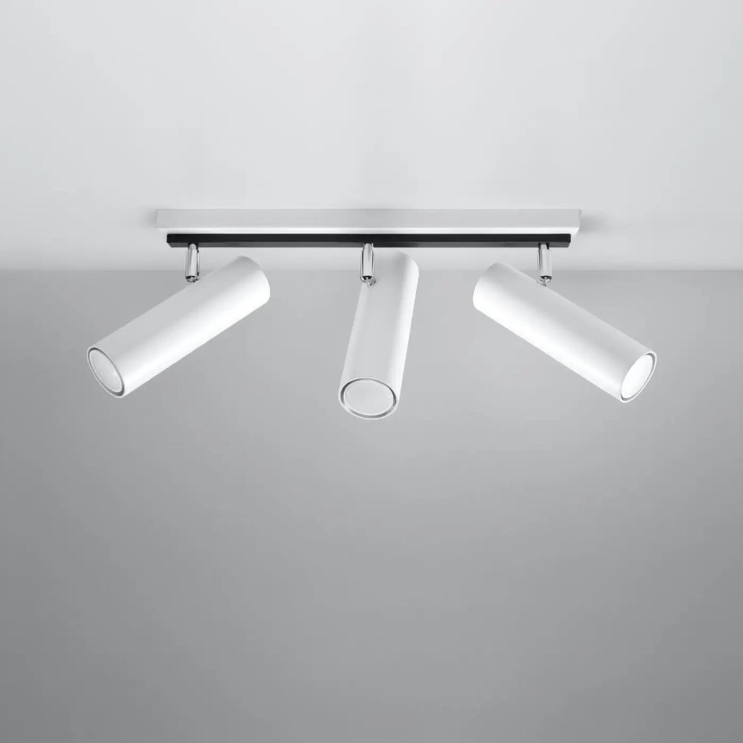 Luminaire plafonnier blanc éteint