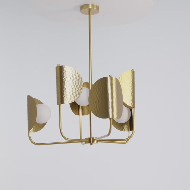 Suspension Luminaire | TROPIC (Couronne Martelée)