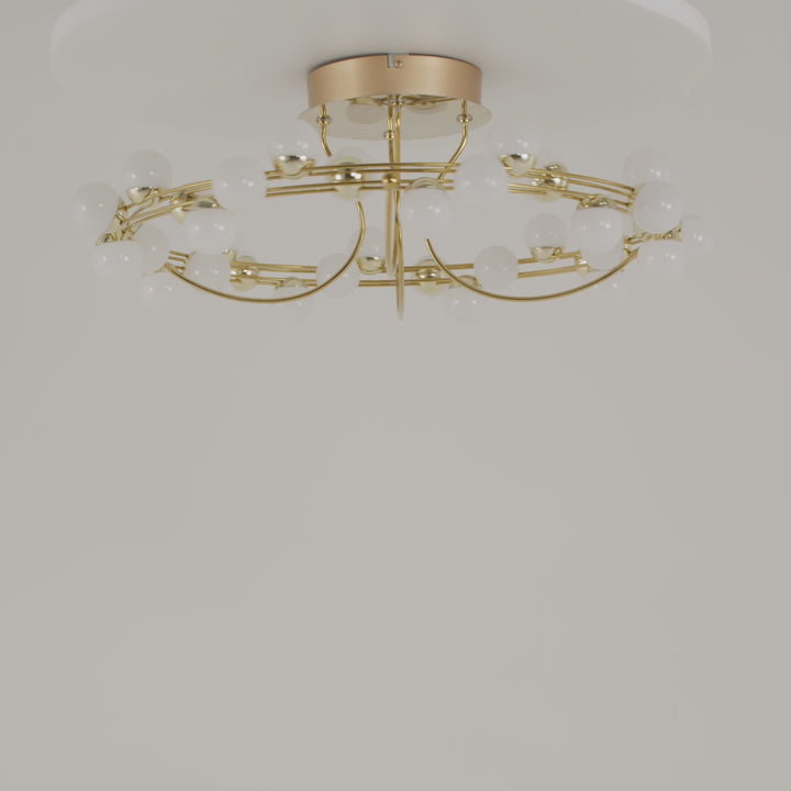 Luminaire Plafonnier | TESSARA (Disque Doré)
