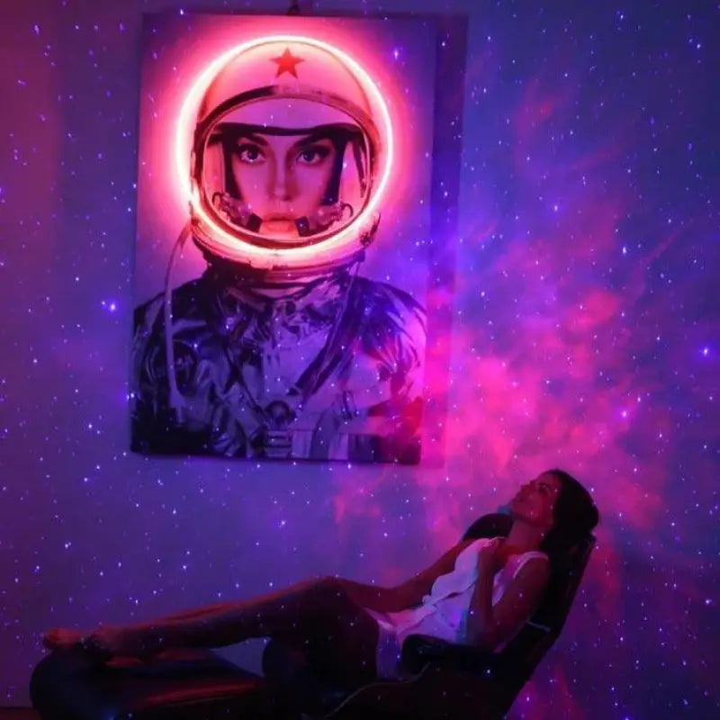 Projecteur Ciel Étoilé LED Télécommande Multicolore